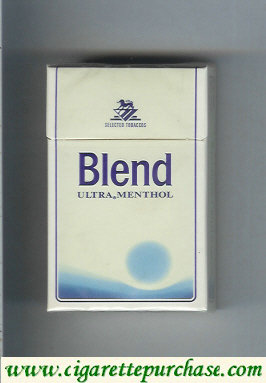 Blend Ultra Menthol cigarettes Selected Tobaccos Sweden